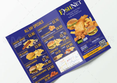 Fish and Chips Leaflets